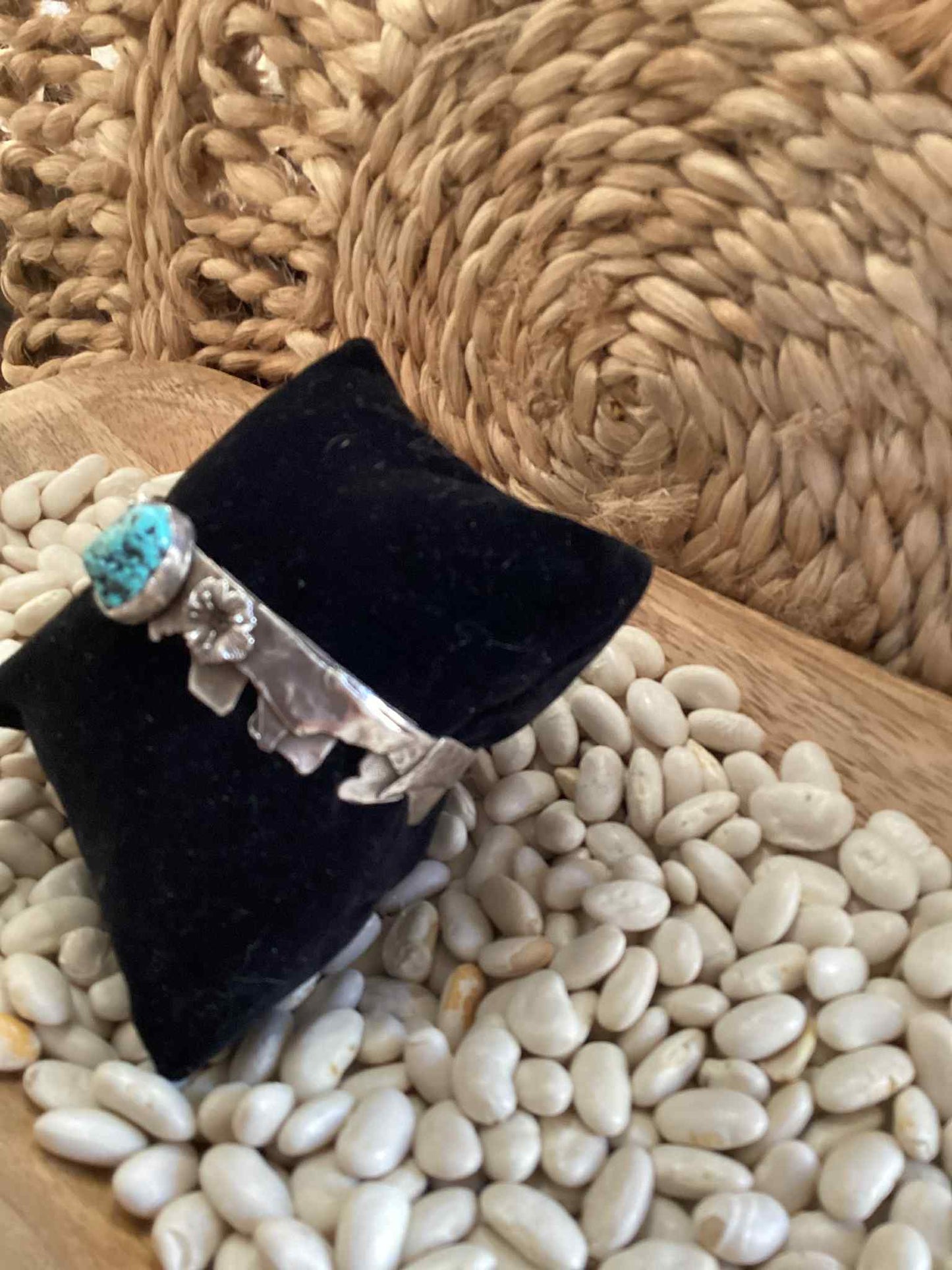 Sterling Silver and Turquoise Cuff Bracelet