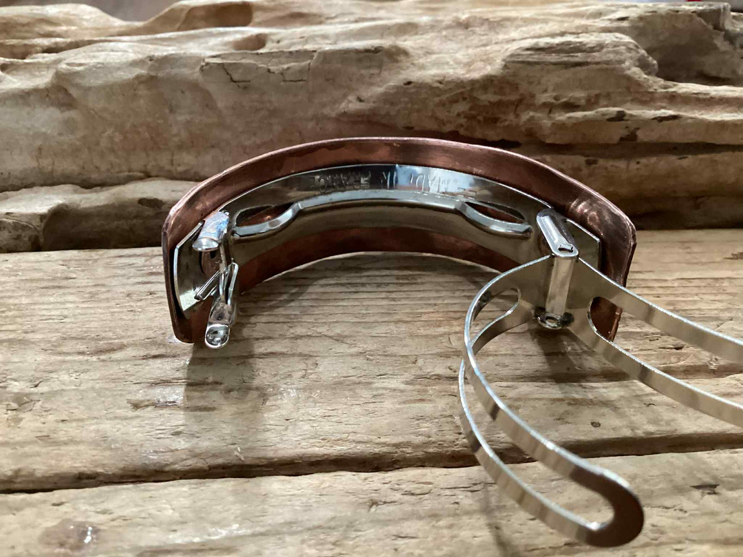 Copper and Kyanite Barrette
