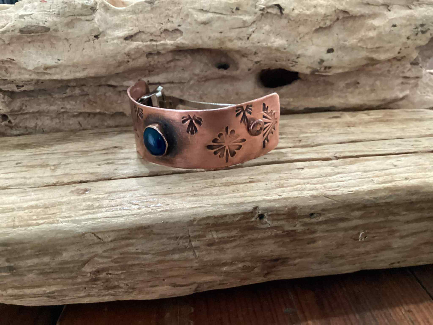 Copper and Kyanite Barrette