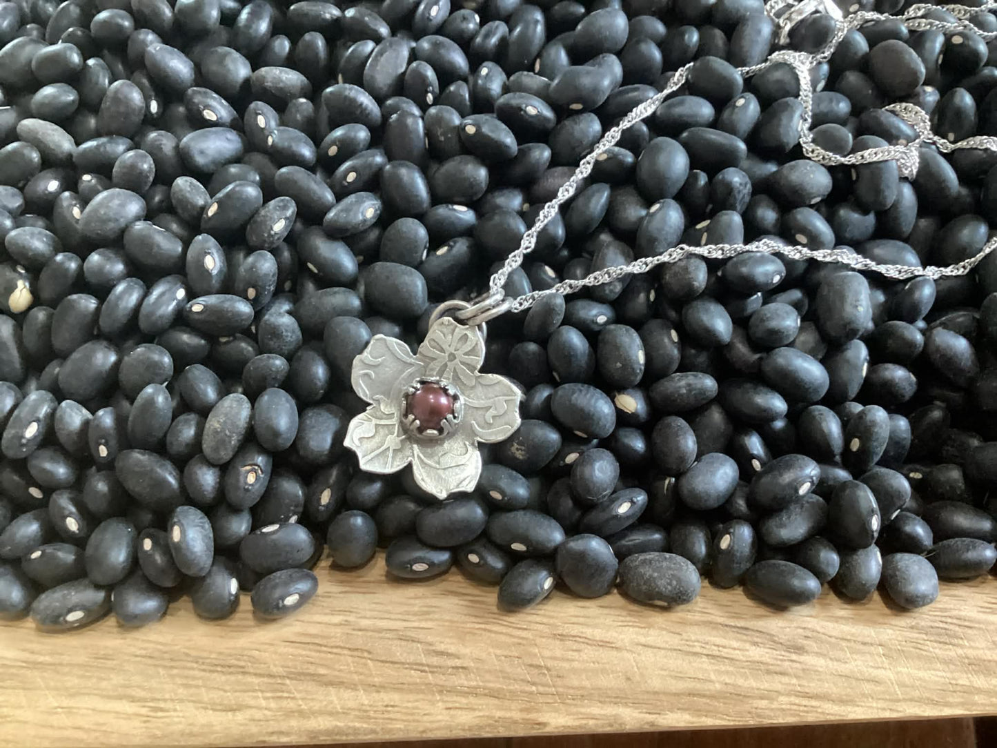 Sterling Silver and Pearl Necklace