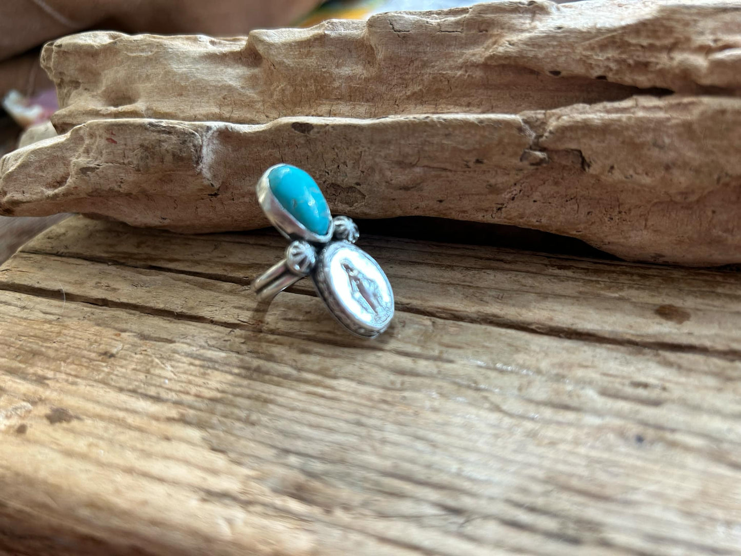 Sterling Silver and Turquoise Ring
