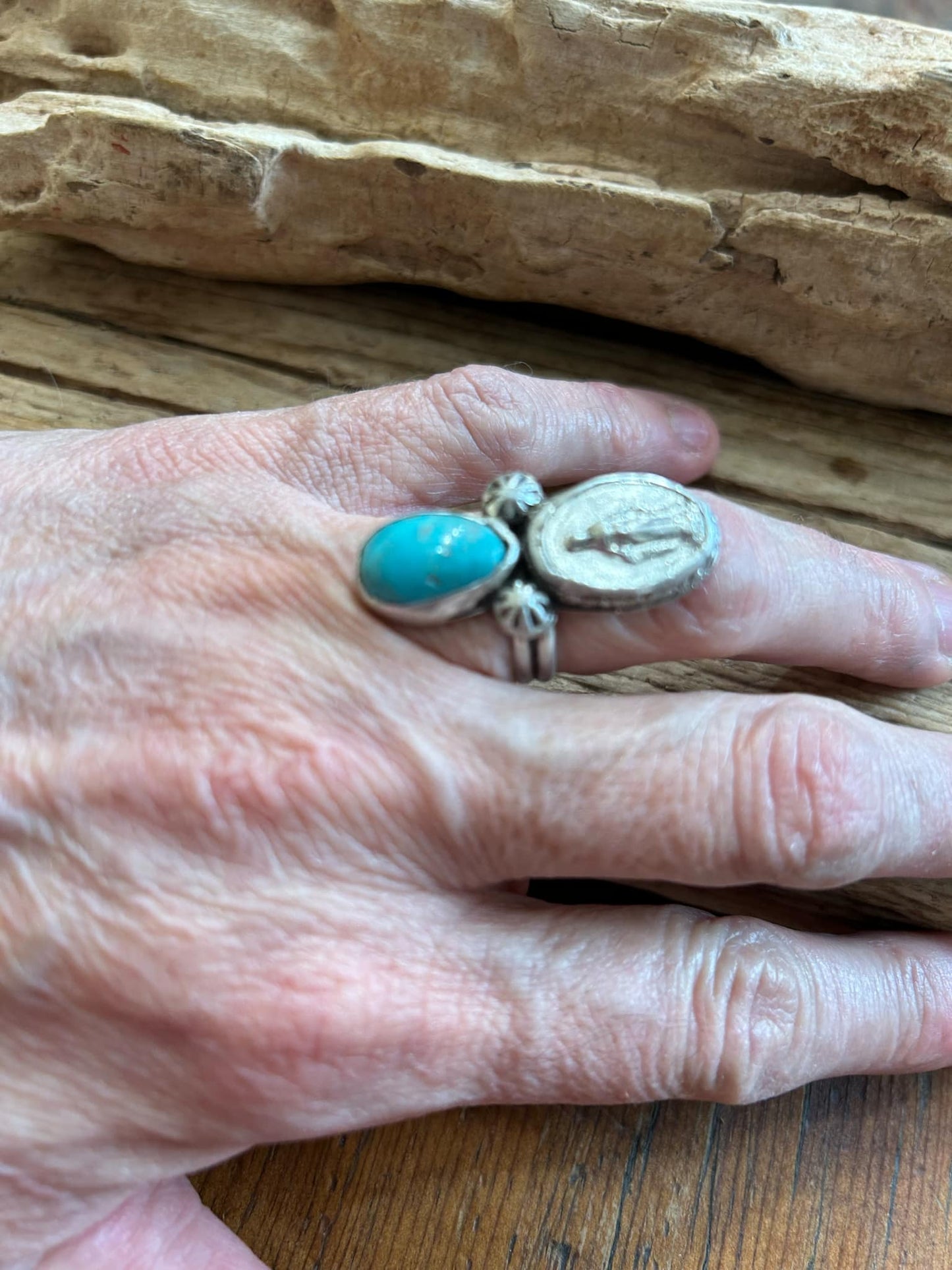 Sterling Silver and Turquoise Ring