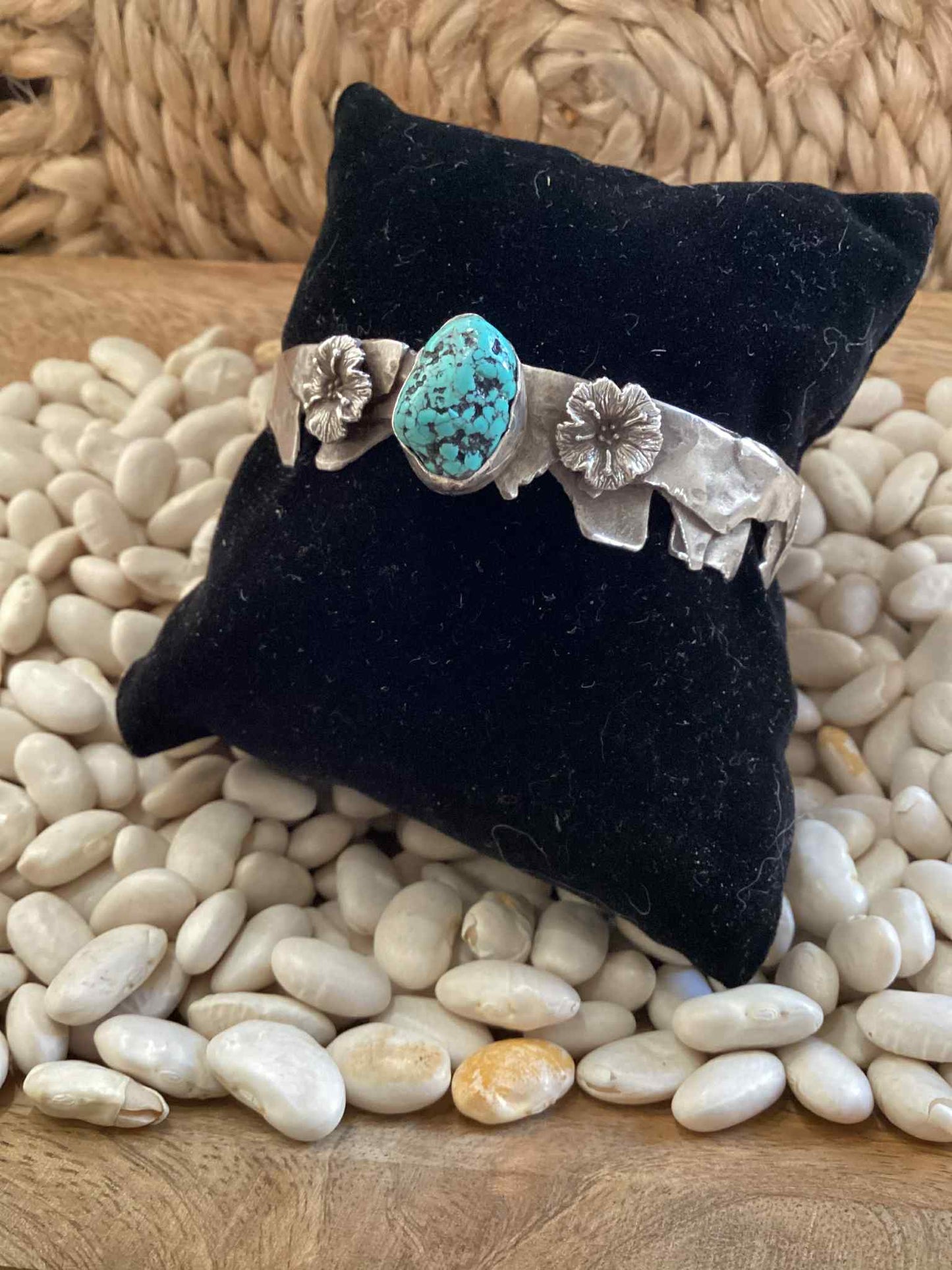 Sterling Silver and Turquoise Cuff Bracelet