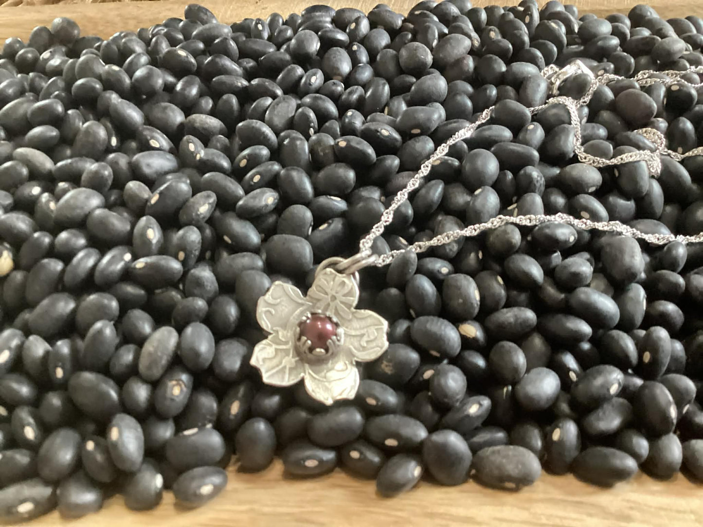 Sterling Silver and Pearl Necklace