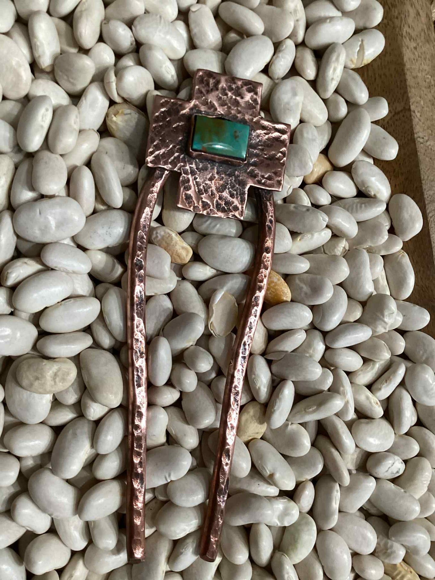 Copper and Turquoise Hair Pic