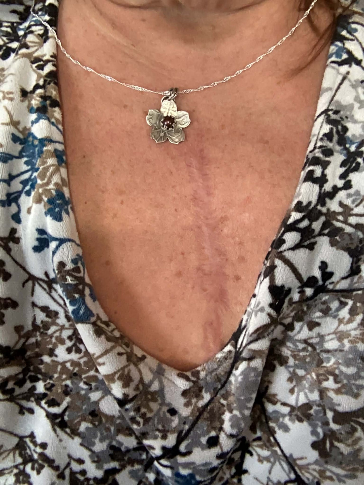 Sterling Silver and Pearl Necklace