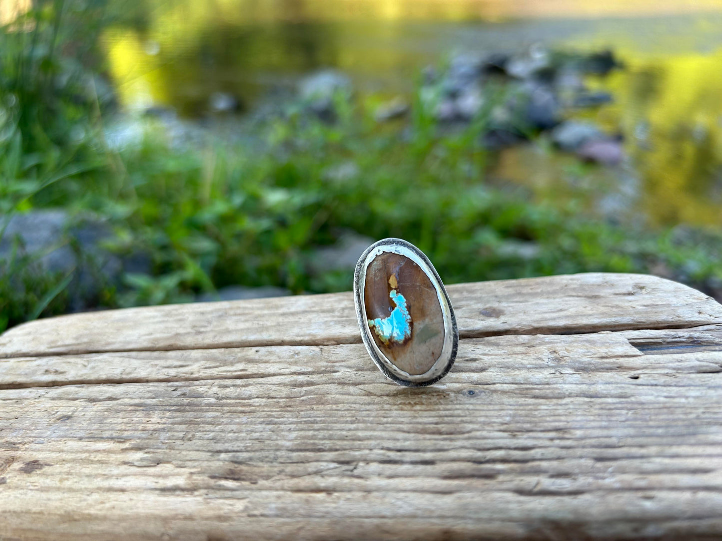 Sterling Silver and Turquoise Statement Ring