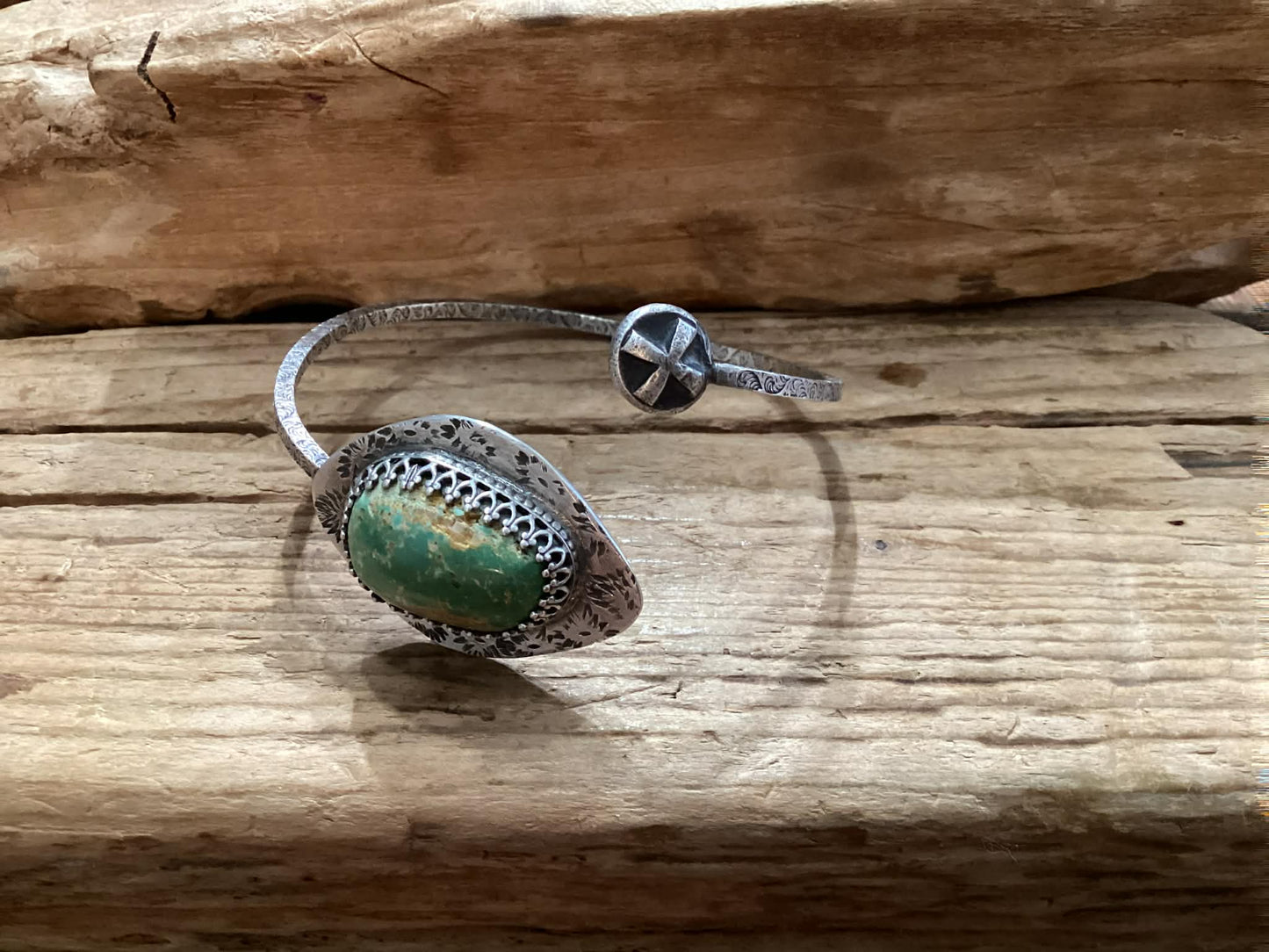Sterling Silver and Turquoise Cuff Bracelet