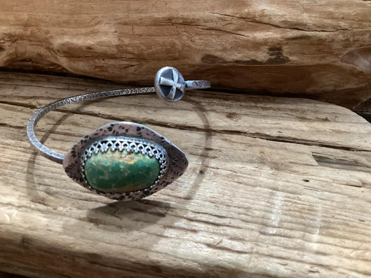 Sterling Silver and Turquoise Cuff Bracelet