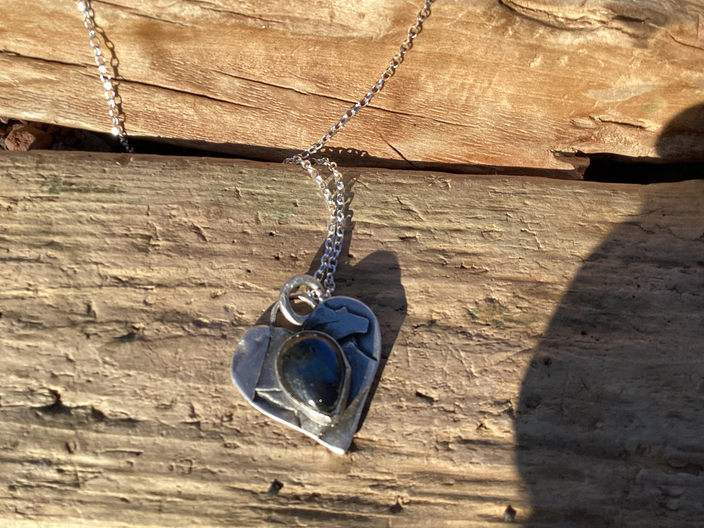 Sterling Silver and Labradorite Necklace