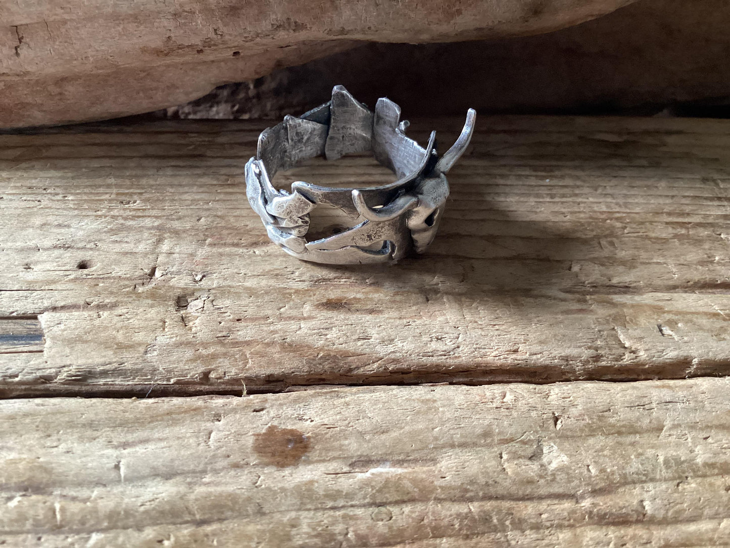 Sterling Silver Men's Skull Ring