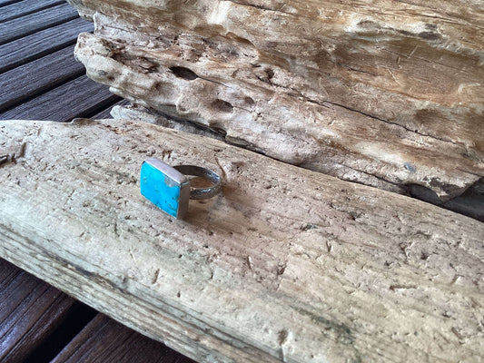 Sterling Silver and Turquoise Statement Ring