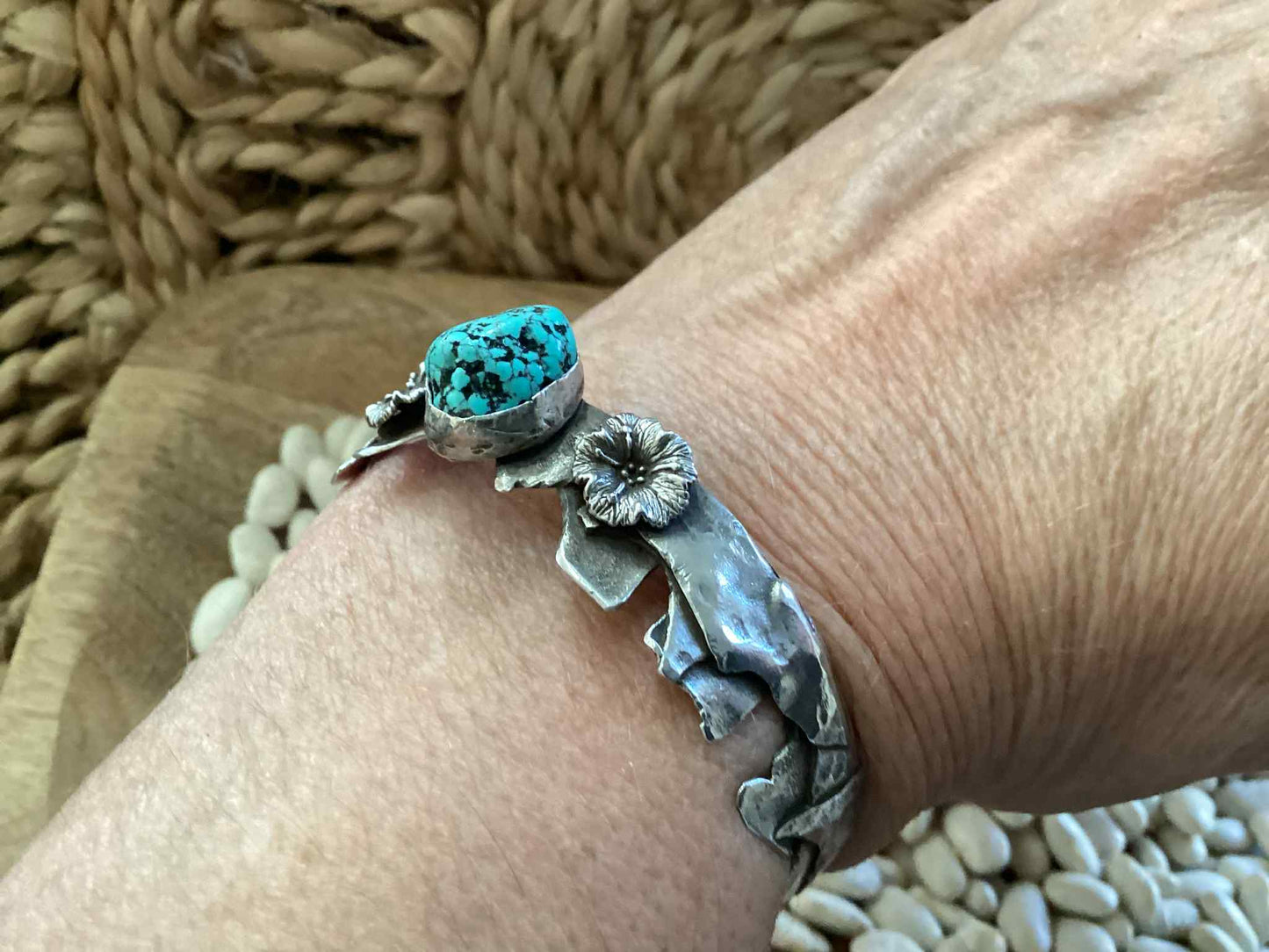Sterling Silver and Turquoise Cuff Bracelet