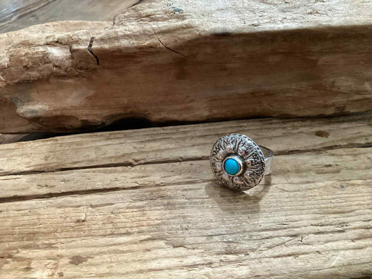 Sterling Silver and Turquoise Ring