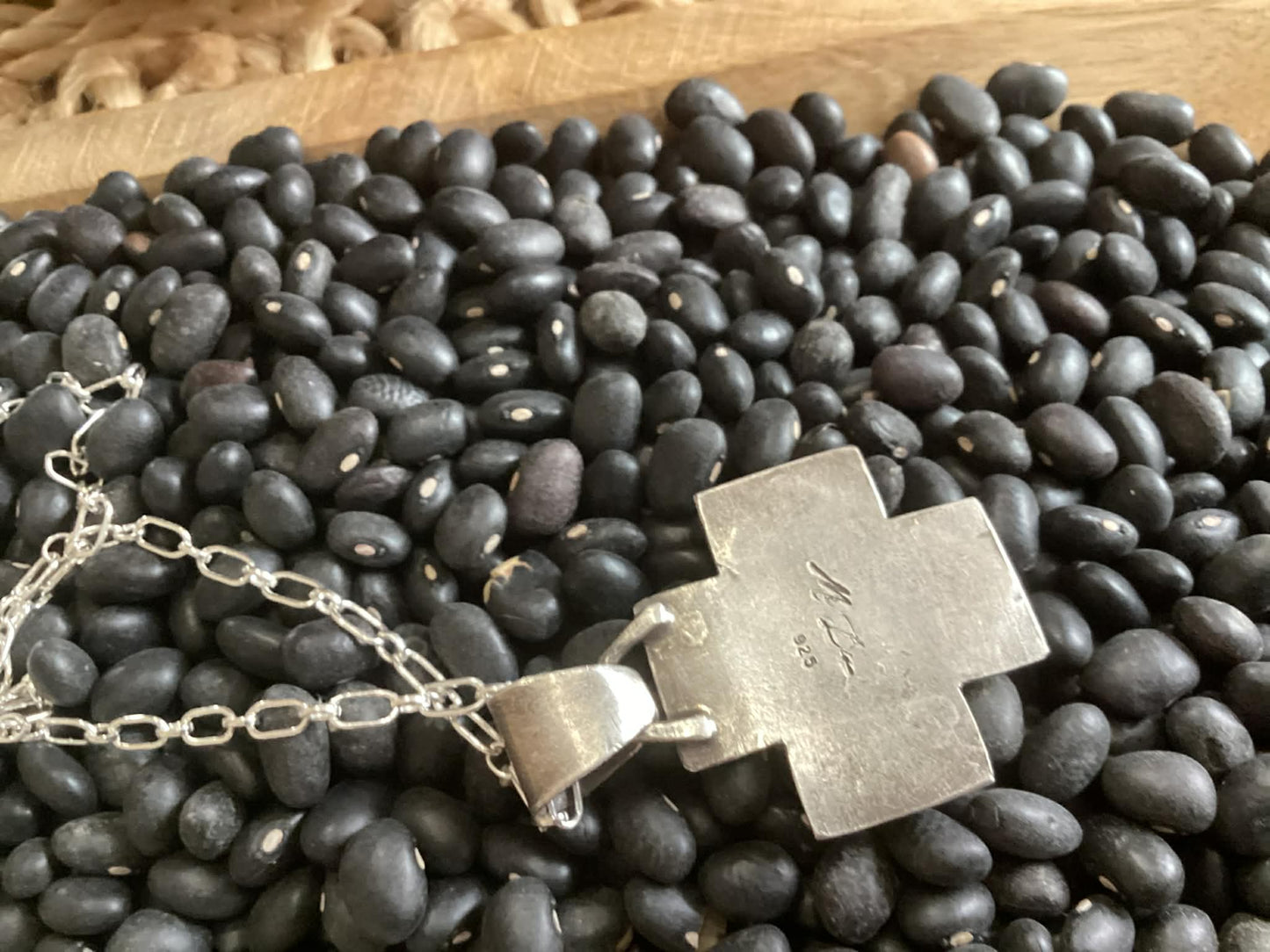 Sterling Silver and Turquoise Pendant Necklace