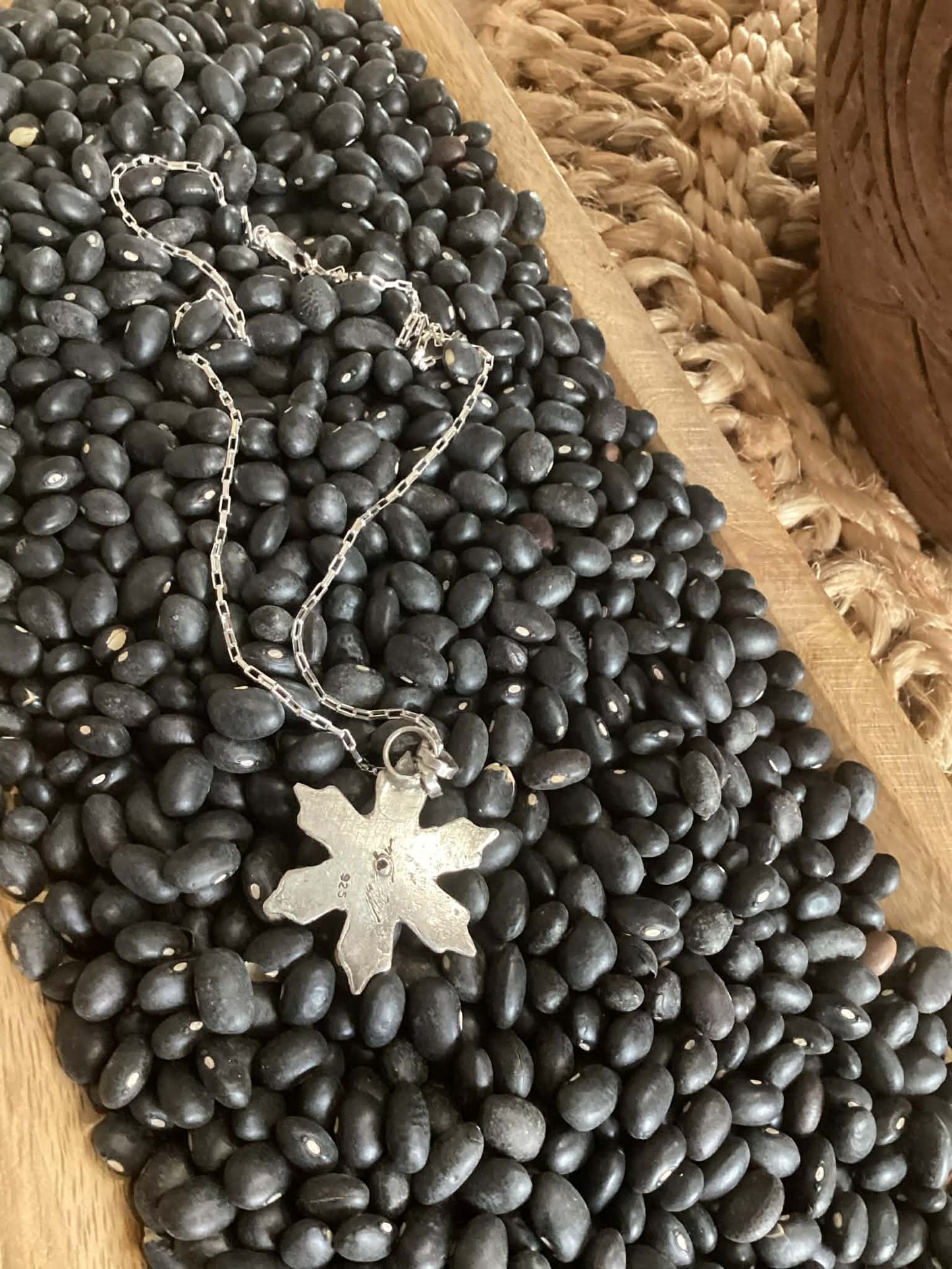 Sterling Silver and Sapphire Necklace