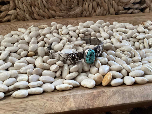 Sterling Silver and Turquoise Cuff Bracelet