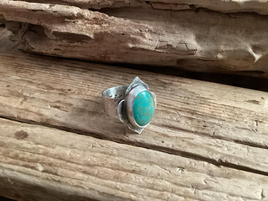 Sterling Silver and Turquoise Ring