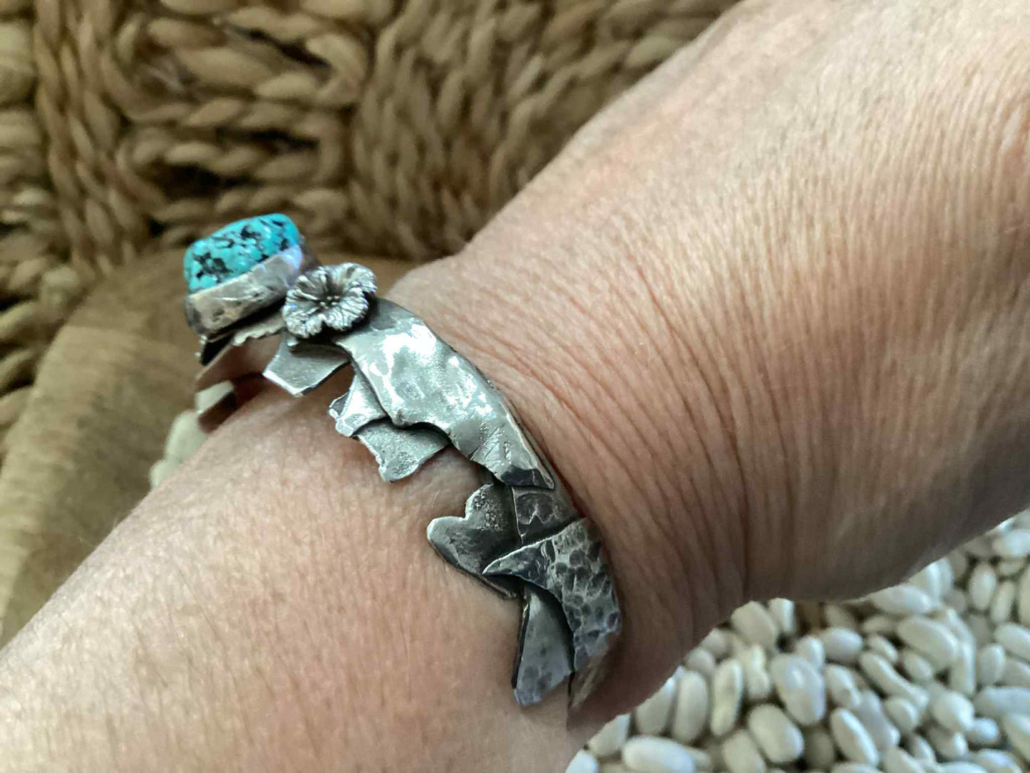 Sterling Silver and Turquoise Cuff Bracelet