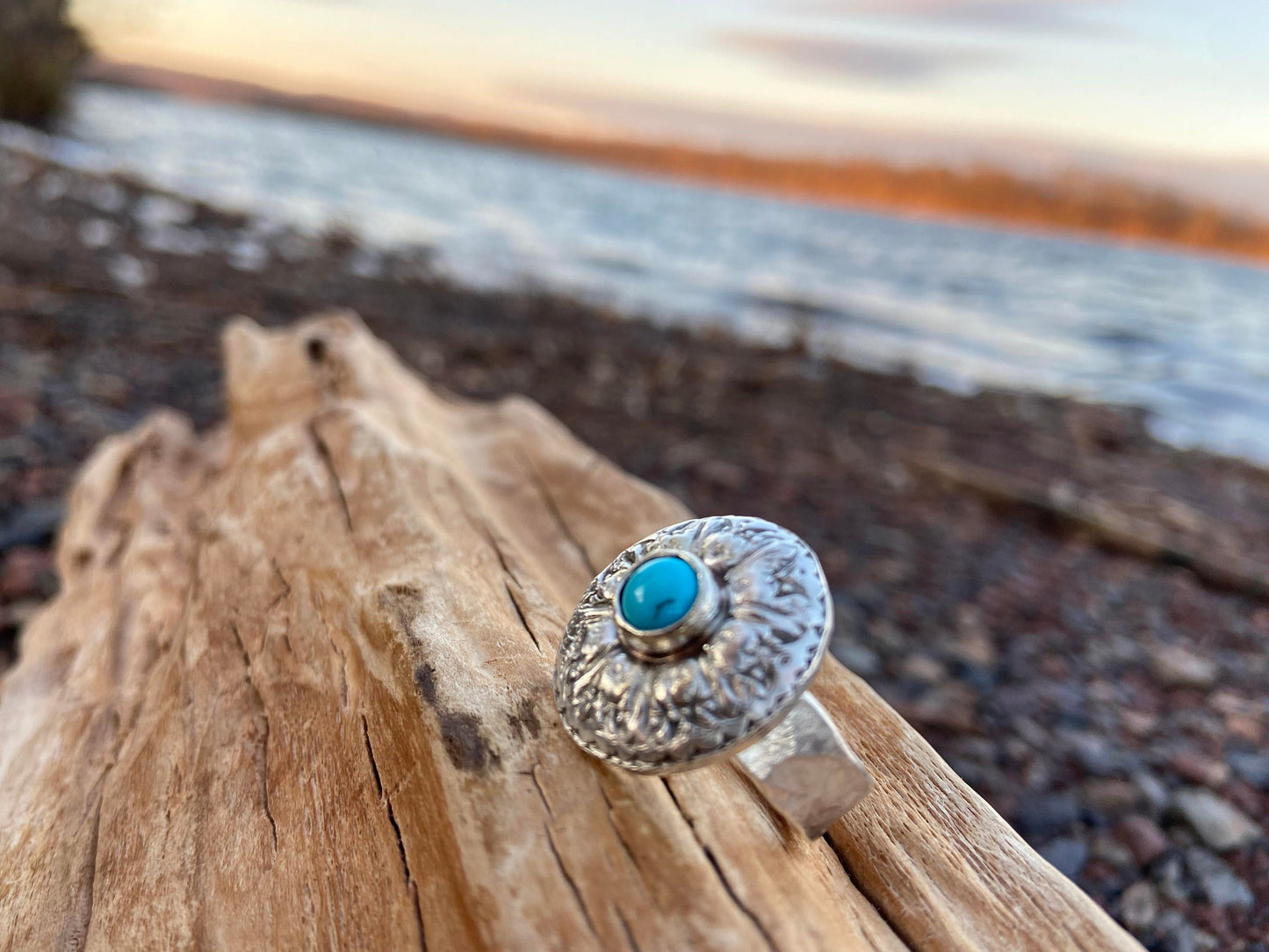 Sterling Silver and Turquoise Ring