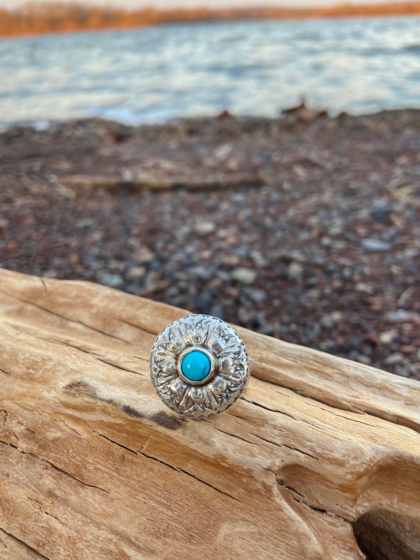 Sterling Silver and Turquoise Ring