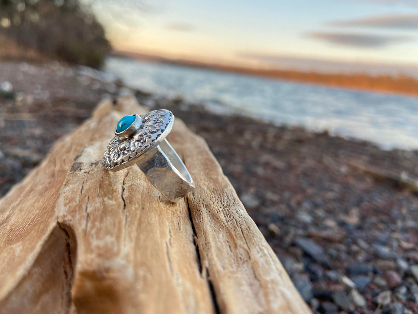 Sterling Silver and Turquoise Ring