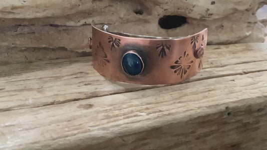 Copper and Kyanite Barrette