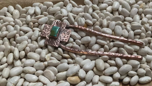 Copper and Turquoise Hair Pic